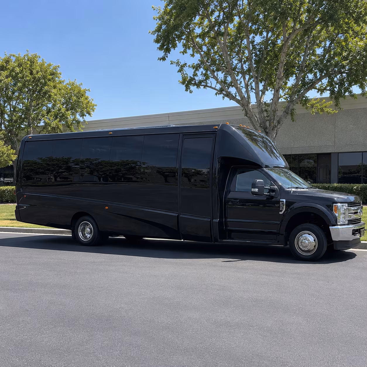 Interior of a party bus rental serving McKinney