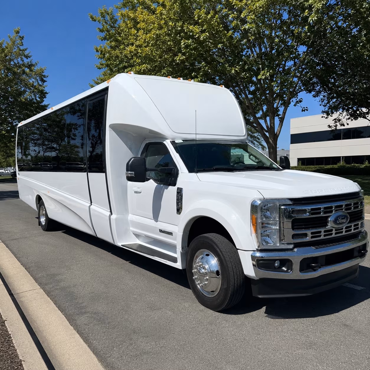 McKinney Airport Shuttle & Transportation party bus exterior