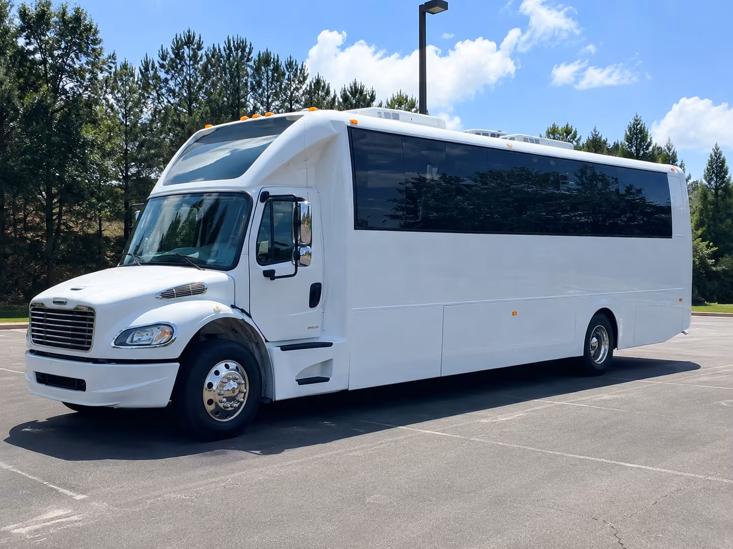 McKinney Bachelor & Bachelorette Transportation party bus exterior