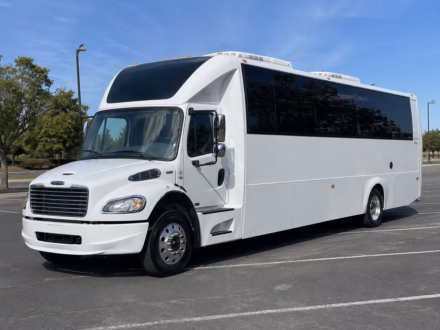 McKinney Birthday, Sweet 16, & Quinceañera Transportation party bus exterior