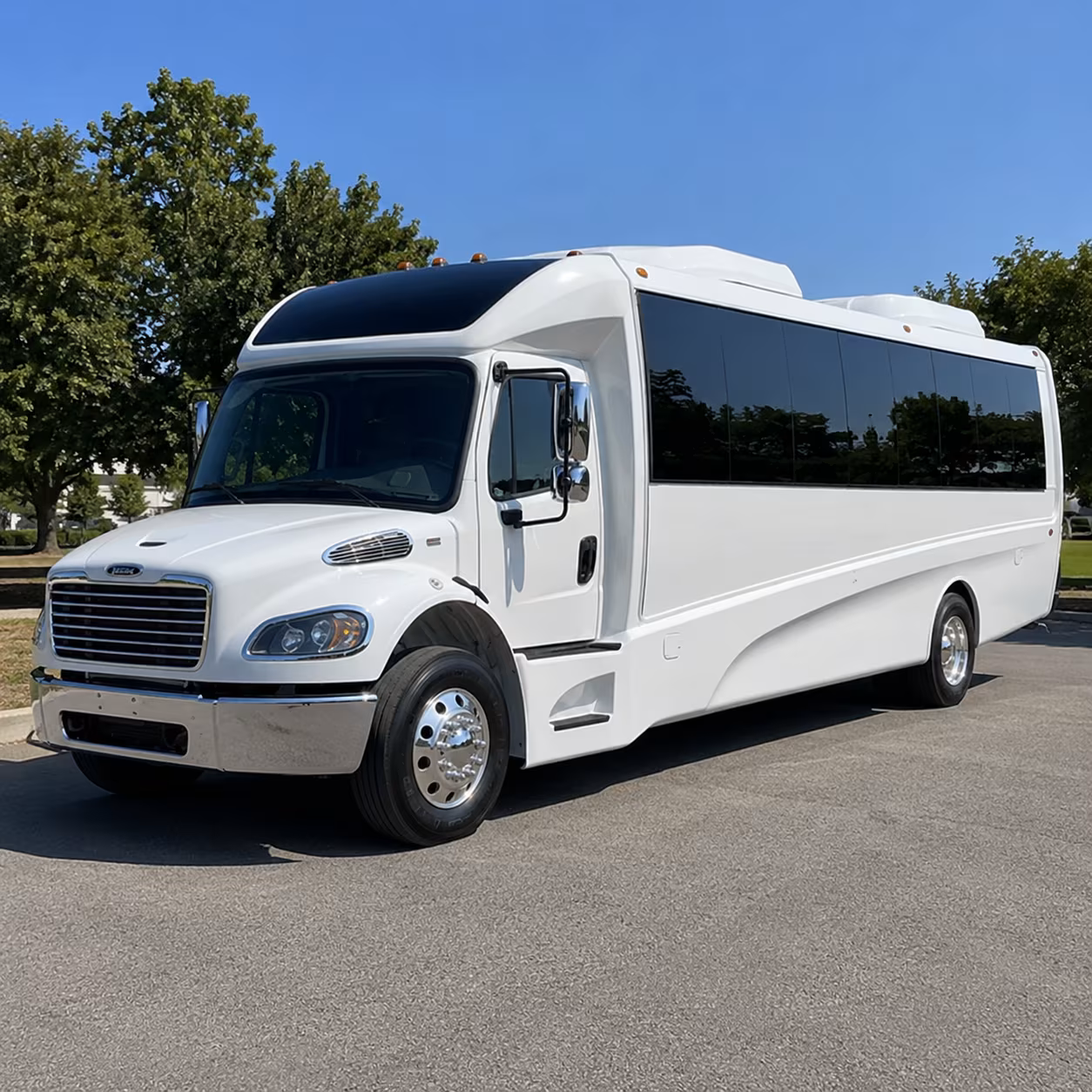 McKinney Corporate Transportation party bus exterior