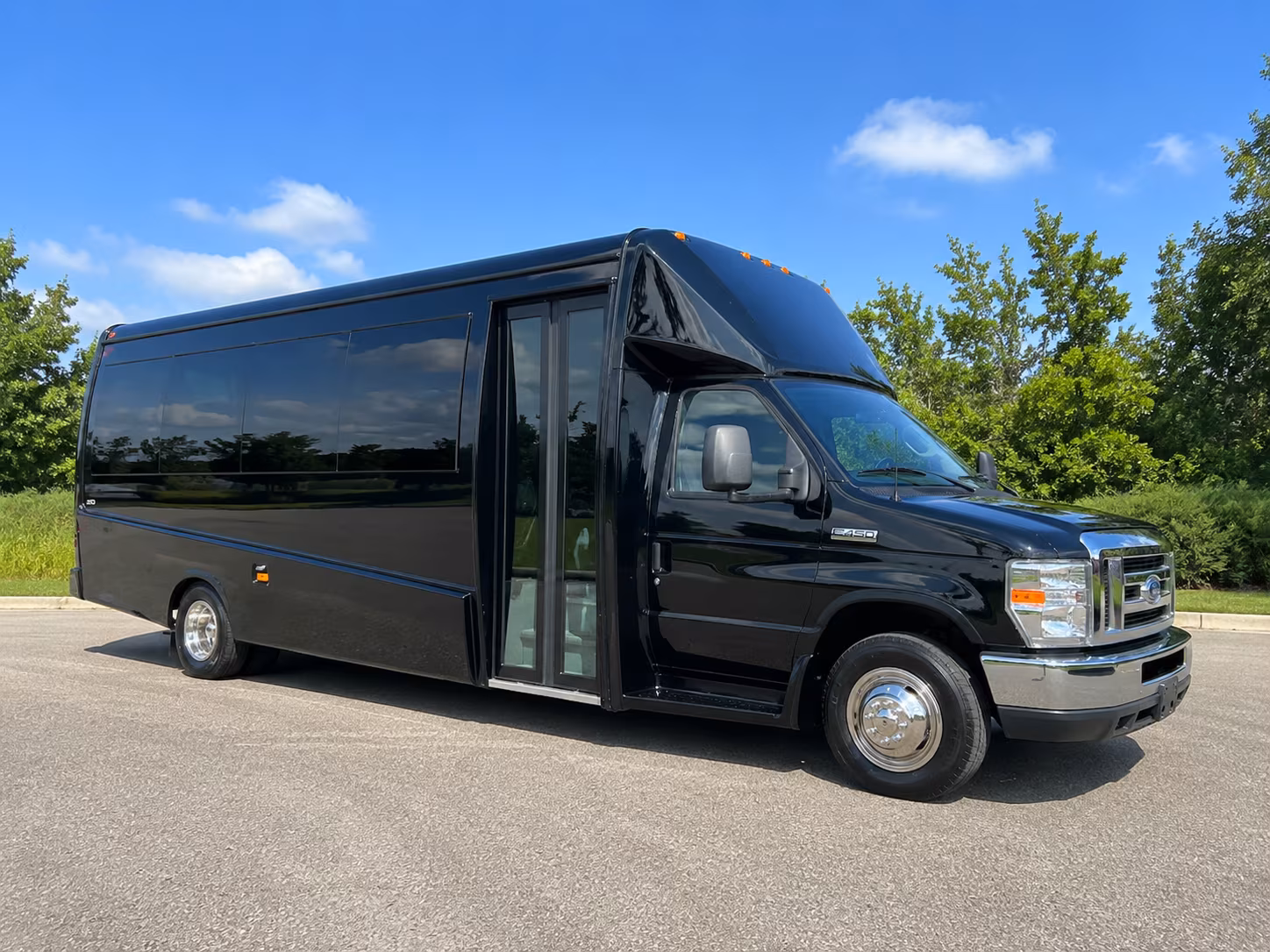 McKinney Corporate Transportation party bus exterior