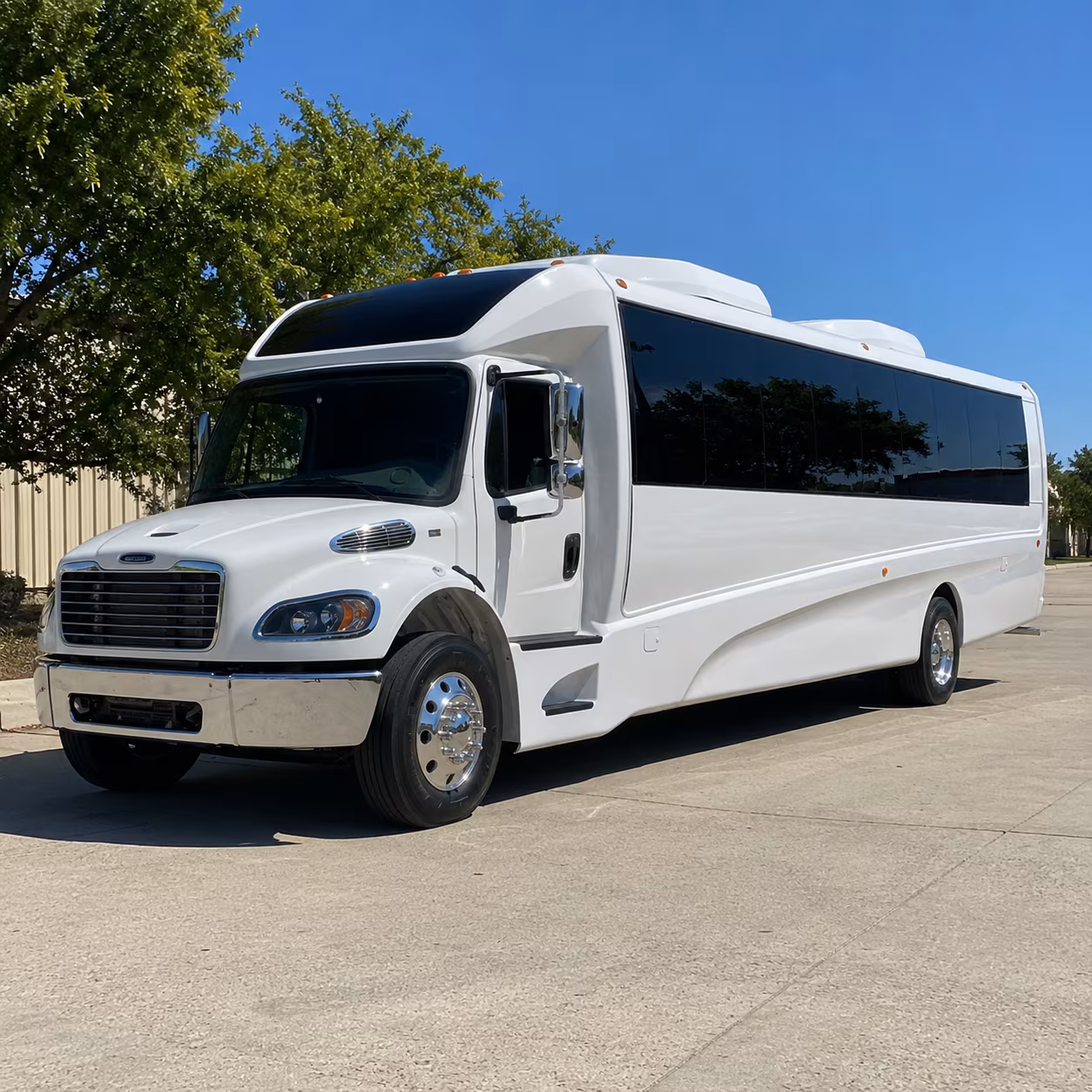 McKinney Corporate Transportation party bus exterior