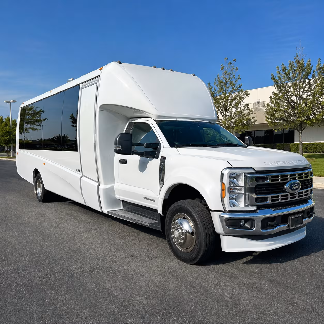 McKinney Corporate Transportation party bus exterior