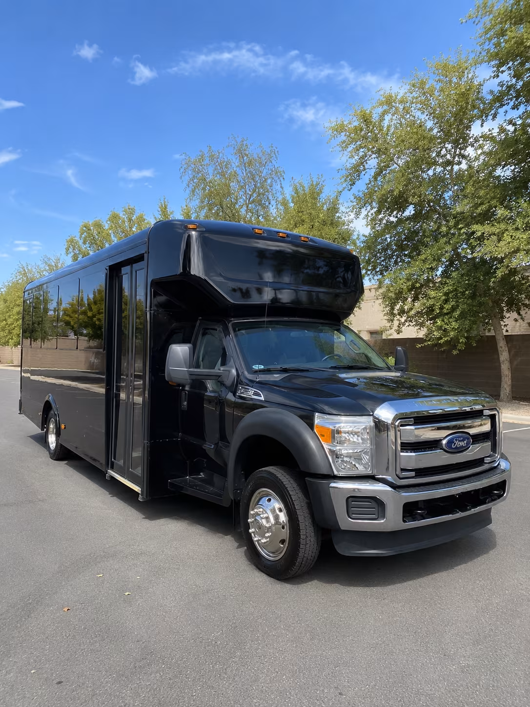 McKinney Private Event Transportation party bus exterior