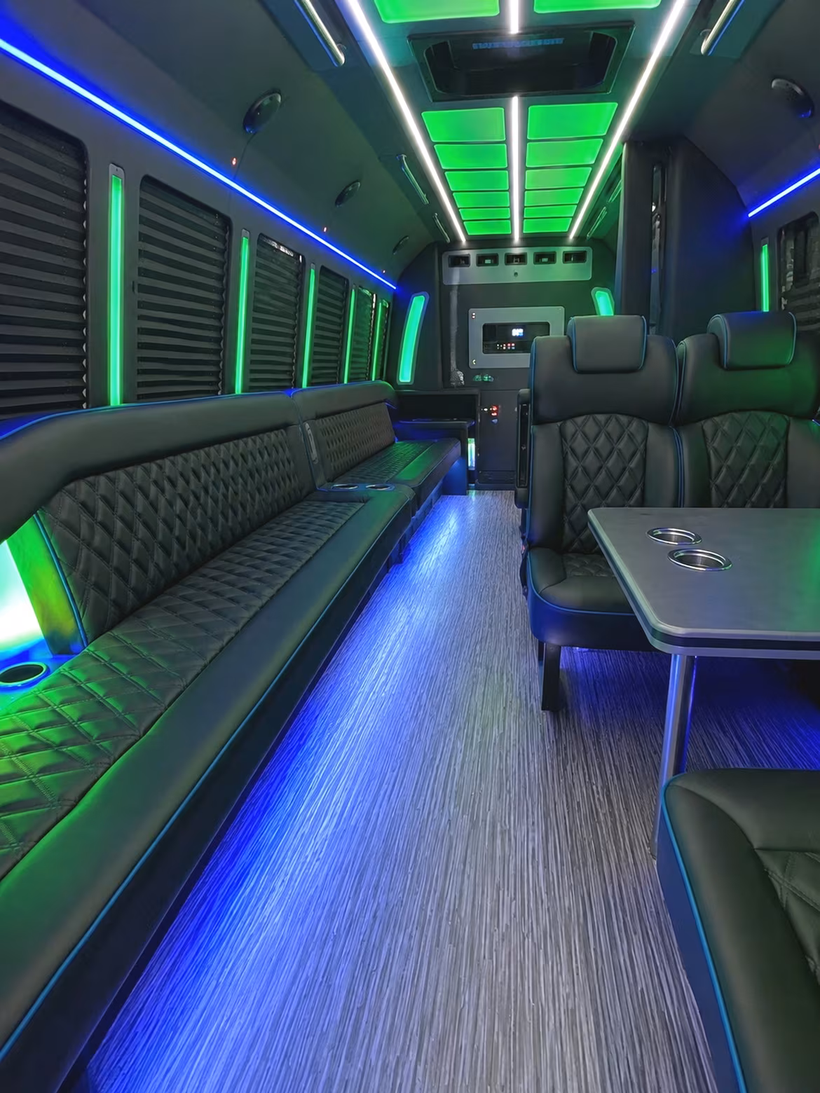 McKinney Private Event Transportation onboard seating