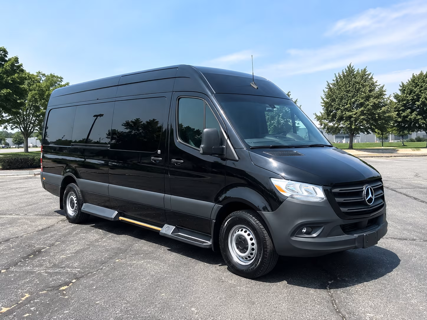 McKinney School Event Transportation party bus exterior