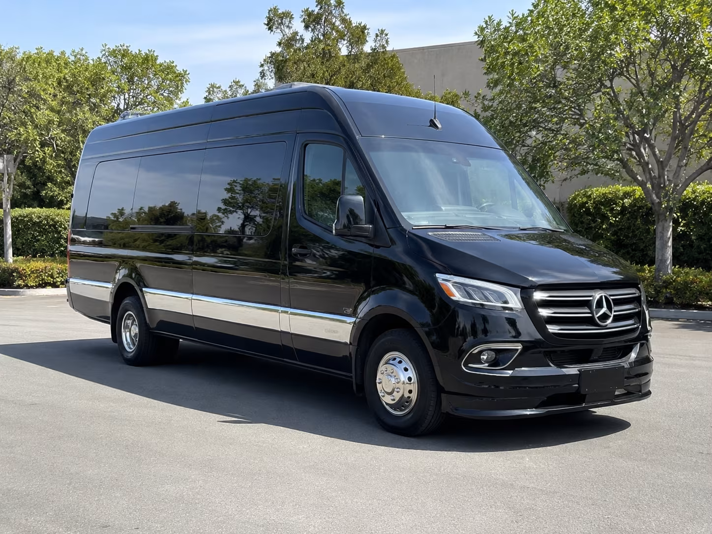 McKinney School Event Transportation party bus exterior