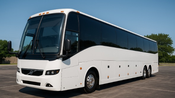 Exterior of Charter Bus Company McKinney's 54 Passenger Charter Bus in McKinney