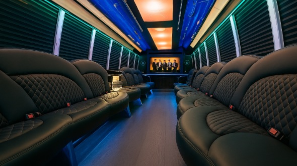 lewisville 20 passenger party bus